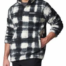 Columbia White Regular Fit Checks Jacket image 4