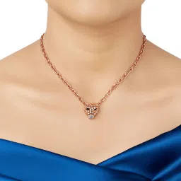 Roberto Cavalli Rose Gold Stainless Steel Necklaces & Chain image 4