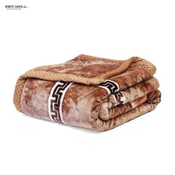 Monte Carlo Brown Polyester 600 GSM Winter Blanket image 4
