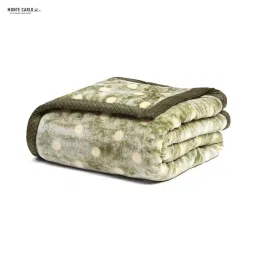 Monte Carlo Green Polyester 1000 GSM Winter Blanket image 4