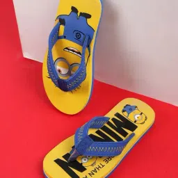 Kidsville Kids Blue & Yellow Flip Flops-image-60