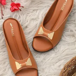 Trase Women's Tan Casual Wedges-picture-33