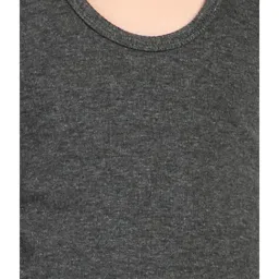 Dyca Kids Grey Melange Textured Thermal Top (Pack Of 2) image 5