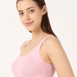 Jockey Pink Full Coverage Wireless Beginner's Bra image 3