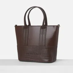 Allen Solly Brown Textured Tote image 2