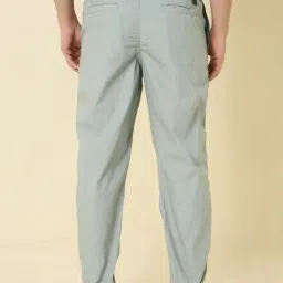 Allen Solly Green Comfort Fit Solid Trackpants image 2