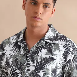 HOUSE OF MAHNOTS Men Relaxed Opaque Printed Casual Shirt image 2