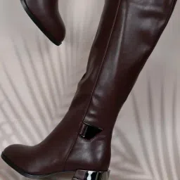 Ronnie Grey Women's Brown Casual Booties-image-93