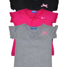 CLEVER Girls Pack Of 3 Cotton Top-picture-57