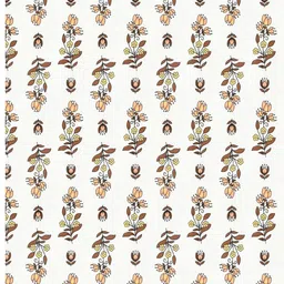 JAIPUR FABRIC Brown & White Floral Mild Winter Dohar image 5