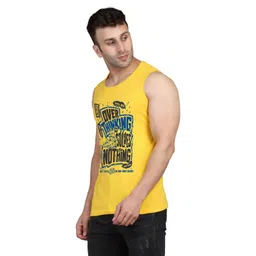 SLOWLORIS Men Typography Printed Pockets Slim Fit T-shirt image 4