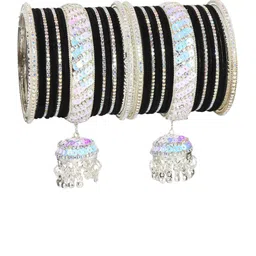 NMII Set Of 38 Bells Jhumka Latkan Bangles image 5