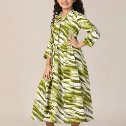 YK Print Fit & Flare Midi Dress image 5