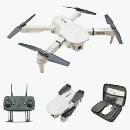 E88 Foldable 4K Mini Drone RC Quadrocopter with WIFI FPV Wide Angle HD Dual Camera - Good Quality image 1