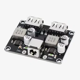 2-Channel USB QC3.0 QC2.0 DC-DC Buck Converter Charging Step-Down Module6-32V 9V 12V 24V to Fast Quick Charger Circuit Board image 2