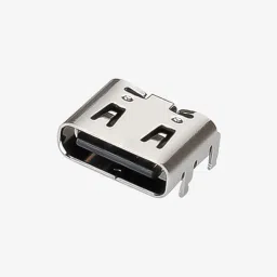C-Type Female USB Port Plug - 6-Pin SMD SMT Jack Solder Connector image 2
