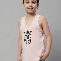 Friskers Typography Printed Cotton Sleeveless Innerwear Vests image 3