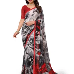 Moda Rapido Poly Georgette Saree-image-4