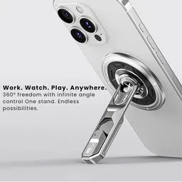 Luxury Kase Magnetic Phone Stand with 360 Rotation Foldable Ring Grip Kickstand image 4
