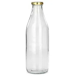 1ST TIME 2 Transparent Glass Solid Water Bottle image 2