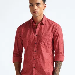 Flying Machine Men Micro Ditsy Printed Casual Shirt image 1