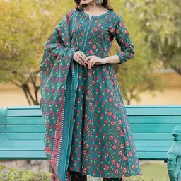 KALINI Women Viscose Rayon Kurta Sets image 2