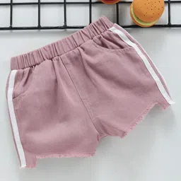 Lekeer Kids Elasticated Waist Shorts - Pink-image-13