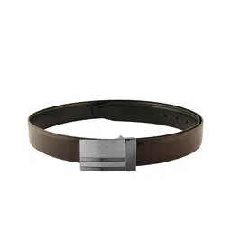 SAZARA Men Textured Leather Reversible Belt image 2
