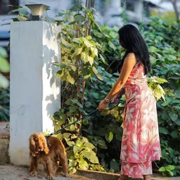 DIVASTRI Floral Printed A-Line Kurta With Palazzo image 2