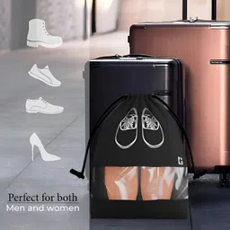 Aura Black Set of 6 Regular Shoes Organiser Organisers image 2