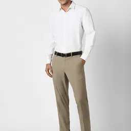 Peter England Men Regular Fit Formal Trousers image 2