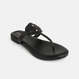 DressBerry Women Textured T-Strap Flats-picture-19