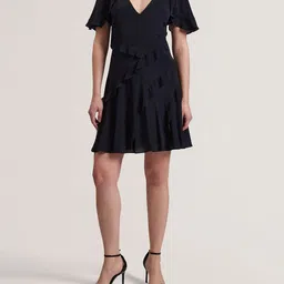 Ted Baker Women V-Neck Fit & Flare Dress-image-69