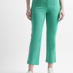 Iconic Women Straight Fit Trousers-picture-9
