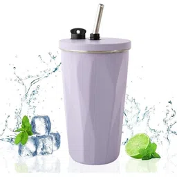 Style Homez Lavender Stainless Steel Glossy Jar Mug-600ml image 5