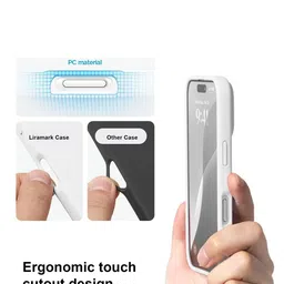 LIRAMARK Solid Liquid Silicone Soft iPhone 16 Back Case image 2