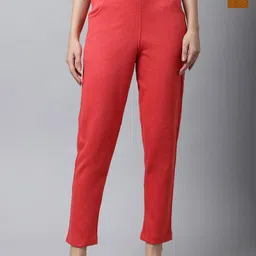 Valles365 by S.C. Women Pack Of 2 Regular Fit Woolen Trousers-image-72