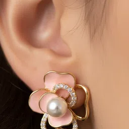 FIMBUL Floral Studs Earrings image 2