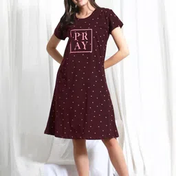 Arela Printed Nightdress-picture-18