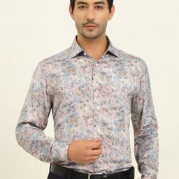 JADE BLUE Men Slim Fit Spread Collar Floral Printed Formal Shirt-picture-29