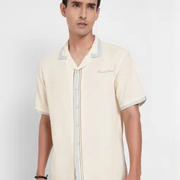 7 Alt by Pantaloons Relaxed Fit Twill Spread Collar Casual Shirt-image-87