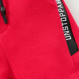 Fox Baby Mid Thigh Length Shorts - Red image 3