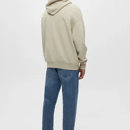 timyka Men Full Sleeve Solid Hooded Sweatshirt image 3