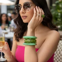 TAG 7 Set Of 5 Plane Bangles image 5