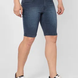 TCI Men Denim Denim Shorts image 4