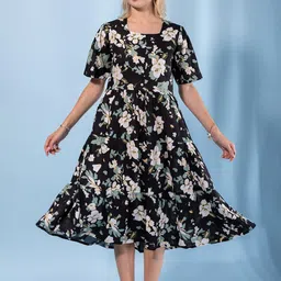 CORSICA Women Viscose Rayon Fit & Flare Dresses-picture-35