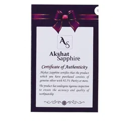 AKSHAT SAPPHIRE Square Pendants image 3