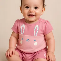 JusCubs Girls Printed T-shirt with Shorts-picture-29