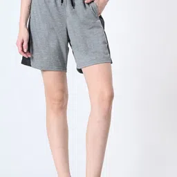 BAESDWomen Cotton Regular Fit High-Rise Shorts-image-95