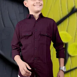 Lolark Boys Self Design Casual Shirt-picture-40